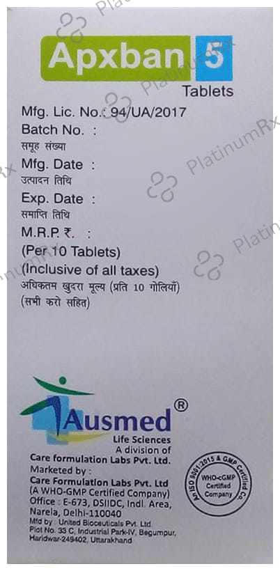 Apxban 5 Tablet