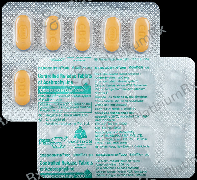 Cebocontin 200mg Tablet CR 10s