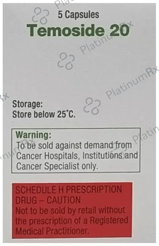 Temoside 20mg Capsule 5s
