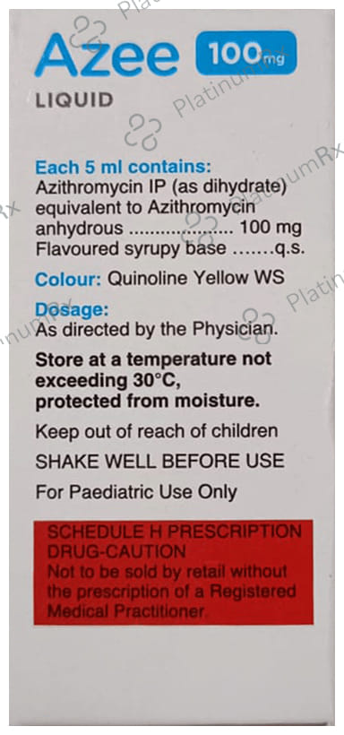 Azee 100mg Peppermint & Orange Oral Suspension 15ml