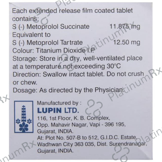 Starcad Beta ER 12.5mg Tablet 10s