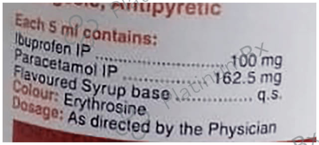 Ibugesic Plus 100/162.5mg Strawberry Flavour Oral Suspension 100ml