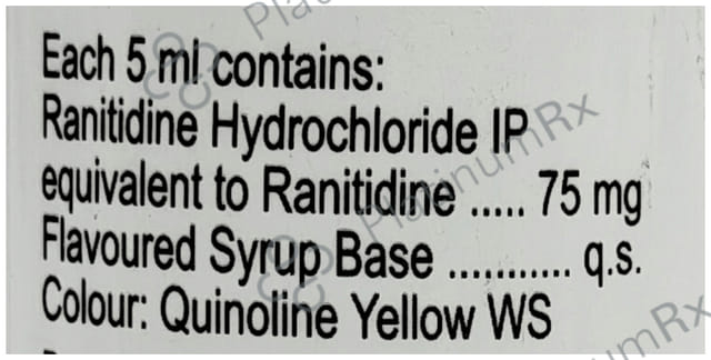 Rantac 75mg Oral Suspension 100ml