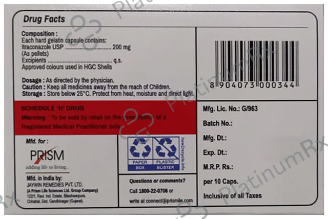 Mitraa 200mg Capsule 10s