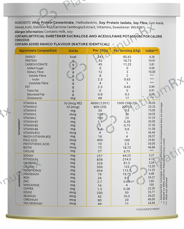 Pulse Copewell Lite Powder Mango 400gm