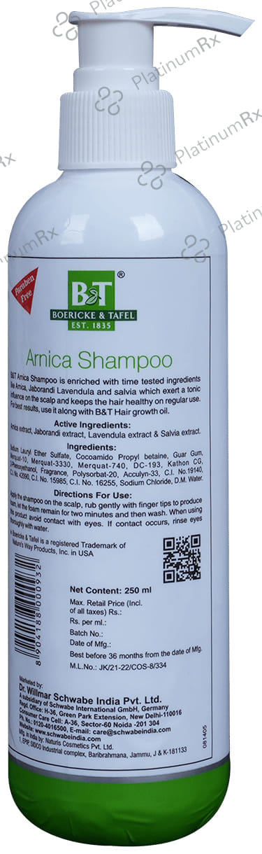 Boericke and Tafel Arnica Shampoo 250 ml
