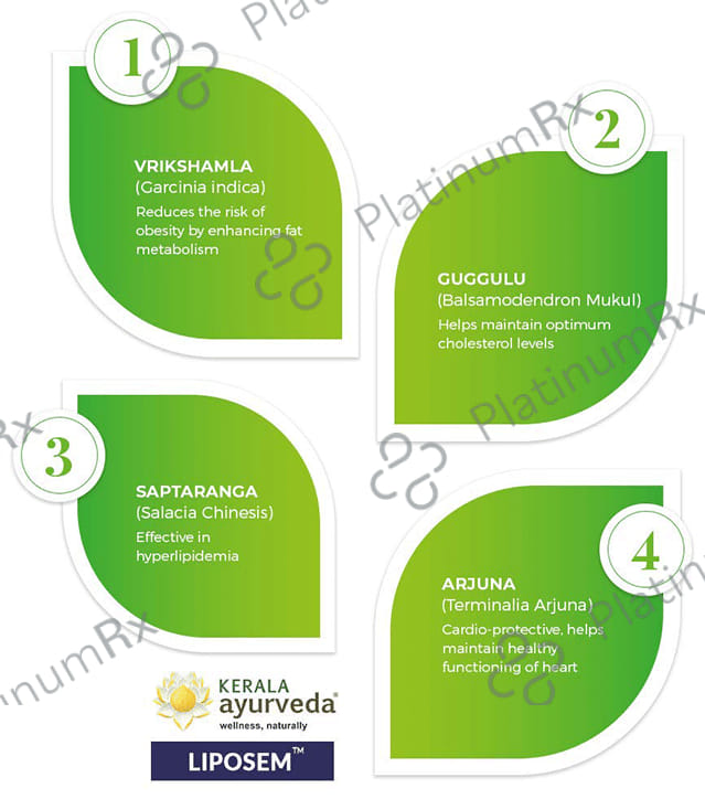 Kerala Ayurveda Liposem Tablet for Healthy Lipid Levels