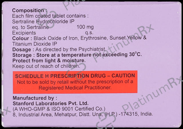 Sertagress 100mg Tablet 10s