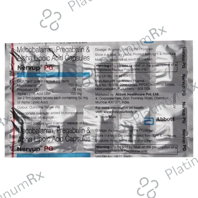 Nervup PG Capsule 10s