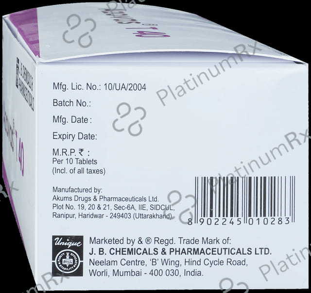 Azovas T 8/40mg Tablet 10s