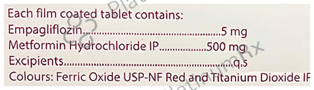 Empatech Met 5/500mg Tablet 10s