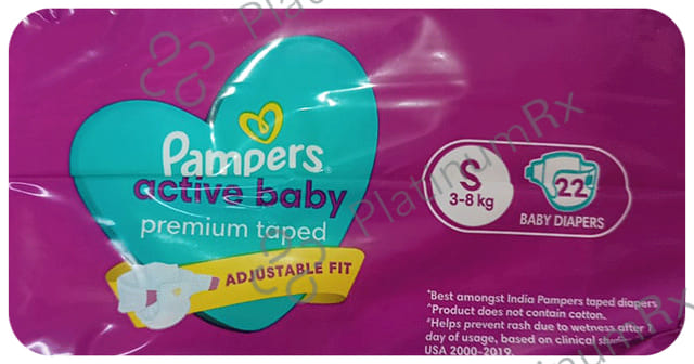Pampers Active Baby Comfortable Diaper Small 22s