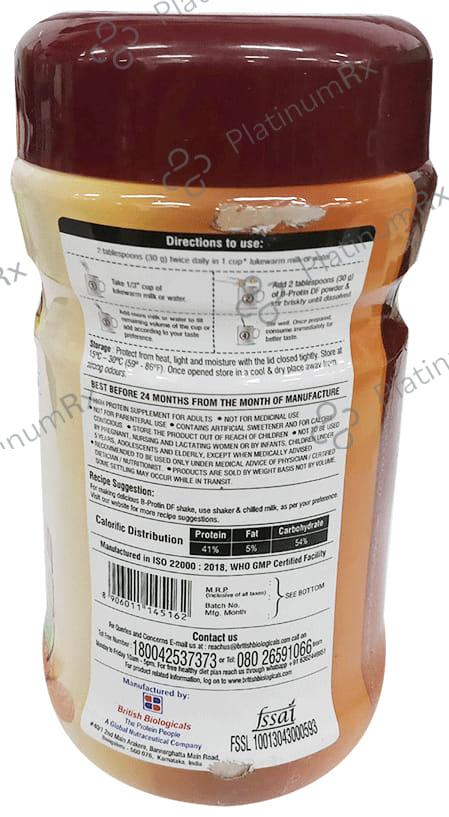 B Protin Dry Fruit Dutch Chocolate Flavour Powder 200gm
