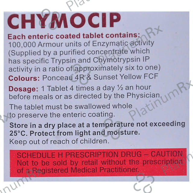 Chymocip 100k AU Tablet 20s