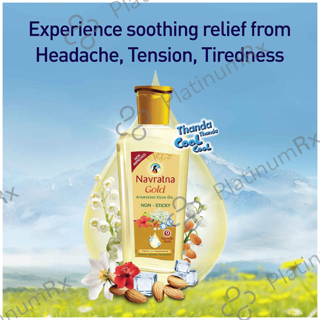 Navratna Gold Ayurvedic Oil Cool