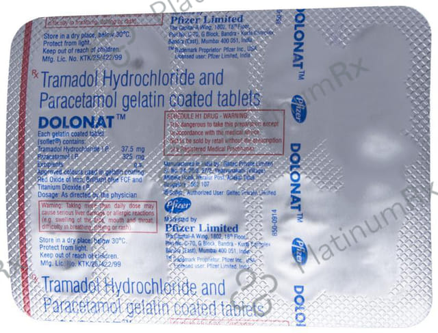 Dolonat 325/37.5mg Tablet 10s