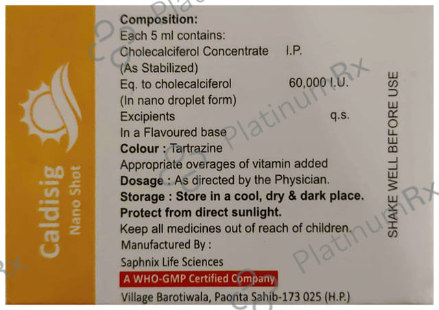 Caldisig Nano 60000IU Shot Solution 5ml