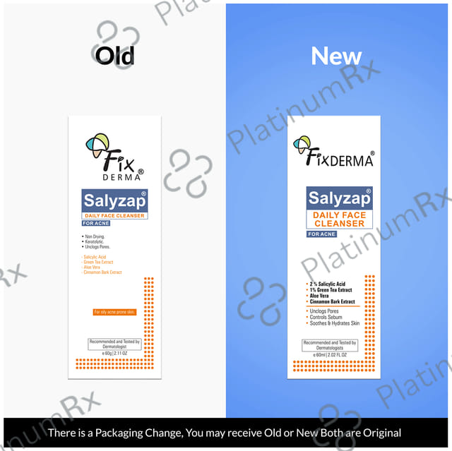 Fixderma Salyzap Daily Face Cleanser 60gm