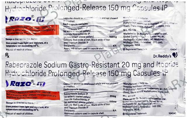Razo IT 150/20mg Capsule 10s