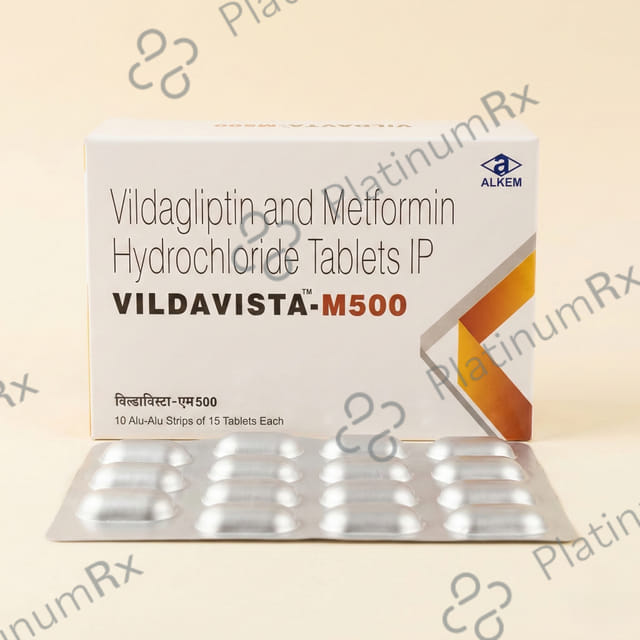 Vildavista M 500mg Tablet 15s