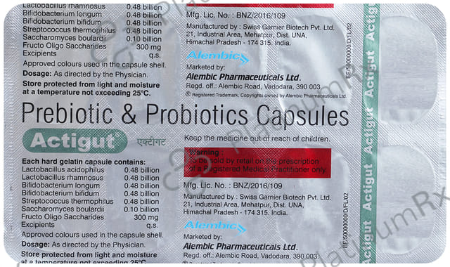 Actigut Capsule 10s