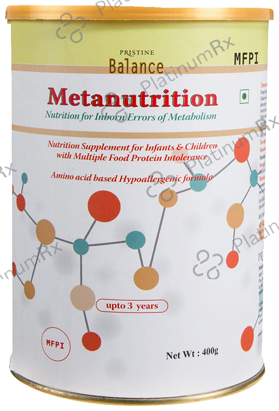 Pristine Balance Metanutrition MFPI Powder (Upto 3 Years) Unflavoured