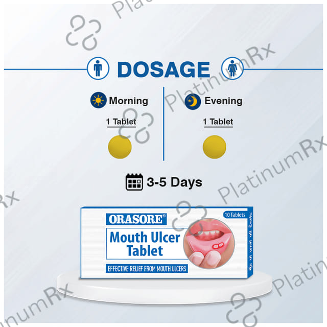 Orasore Mouth Ulcer Tablet 10s