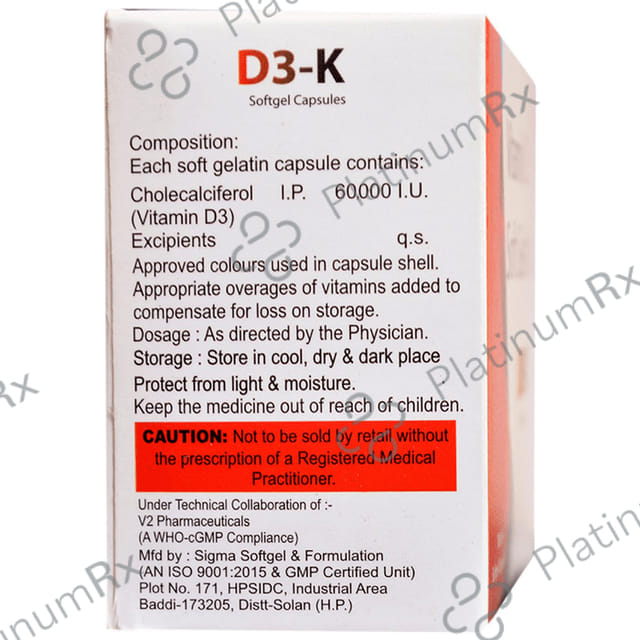 D3K Softgel Capsule
