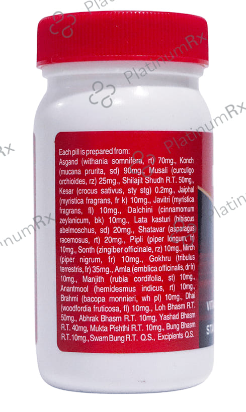 Rajvaidya Rasayan Vati - For Vitality & Stamina 60 tablets