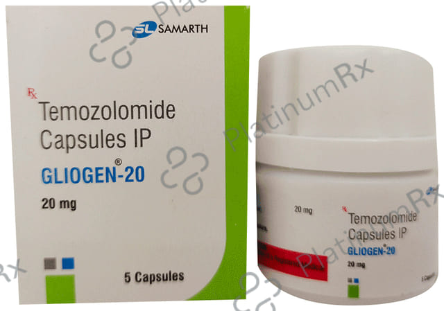 Gliogen 20mg Capsule 5s