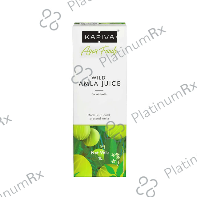 Kapiva Wild Amla Juice, Healthy Hair & Skin, Natural Source of Vitamin C, No Added Sugar 1L