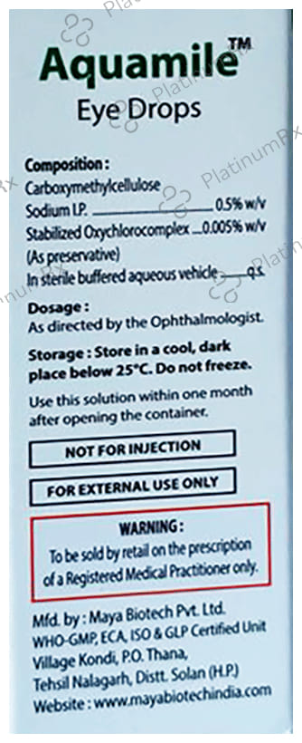 Aquamile Eye Drop 10ml