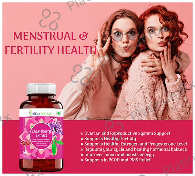 Viteva Organic Chasteberry Extract Veg Capsule
