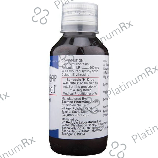 Nootropil 500mg Syrup 100ml