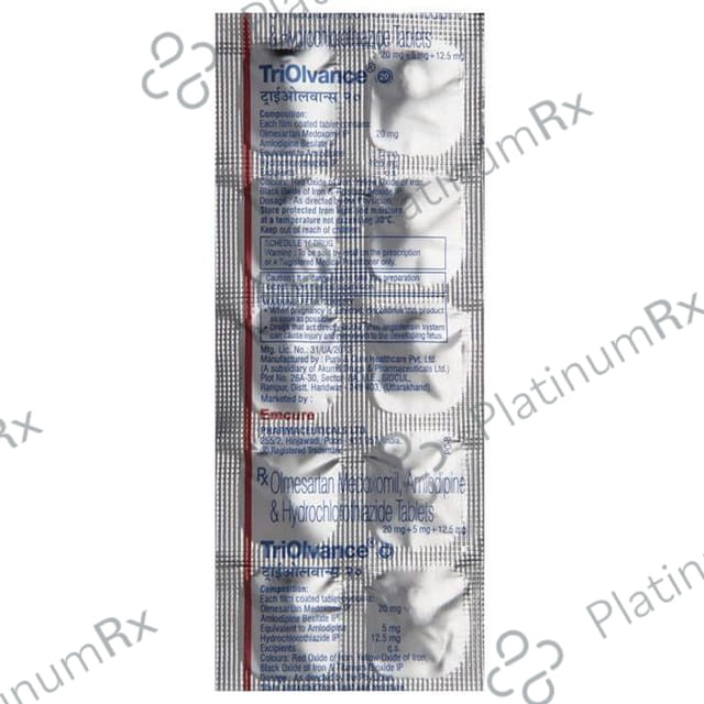 Triolvance 5/12.5/20mg Tablet 10s
