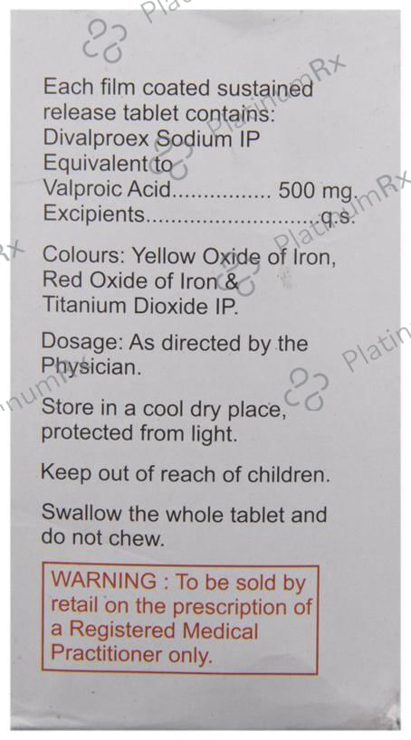 Valkem OD SR 500mg Tablet 10s
