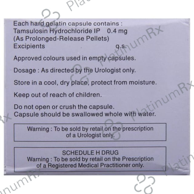 Tamlocept 0.4mg Capsule PR 15s