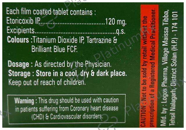 Ethicox 120mg Tablet