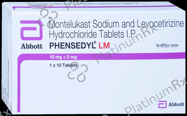 Phensedyl LM 5/10mg Tablet 10s