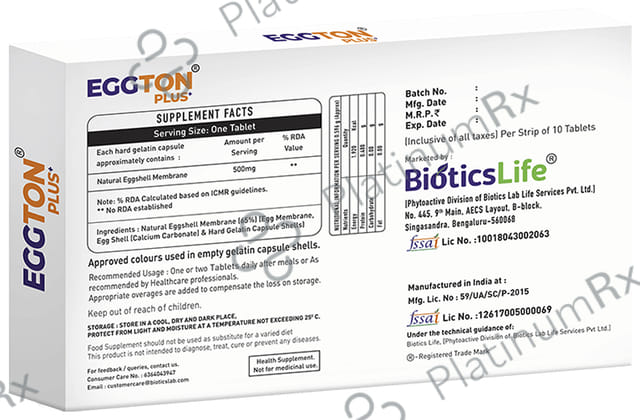 BioticsLife Eggton Plus Tablet