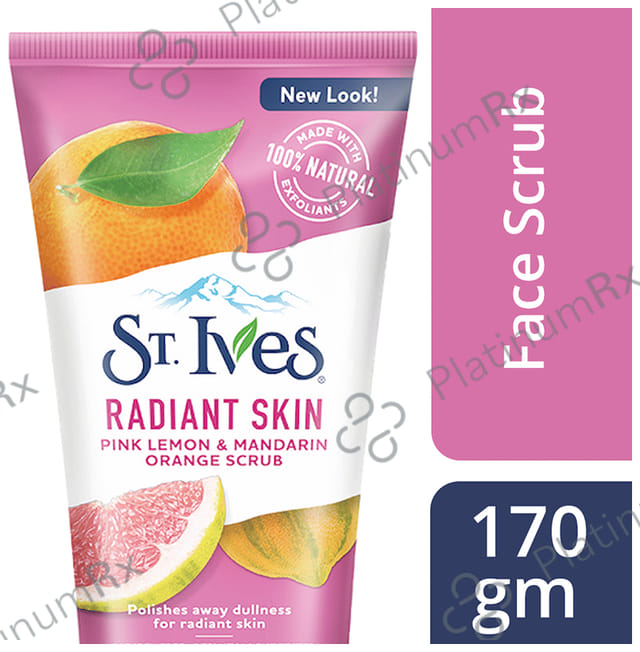 St Ives Radiant Skin Pink Lemon & Mandarin Orange Scrub 170gm