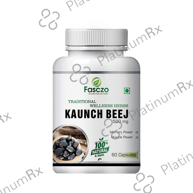 Fasczo Kaunch Beej 500mg Capsule 60 capsules