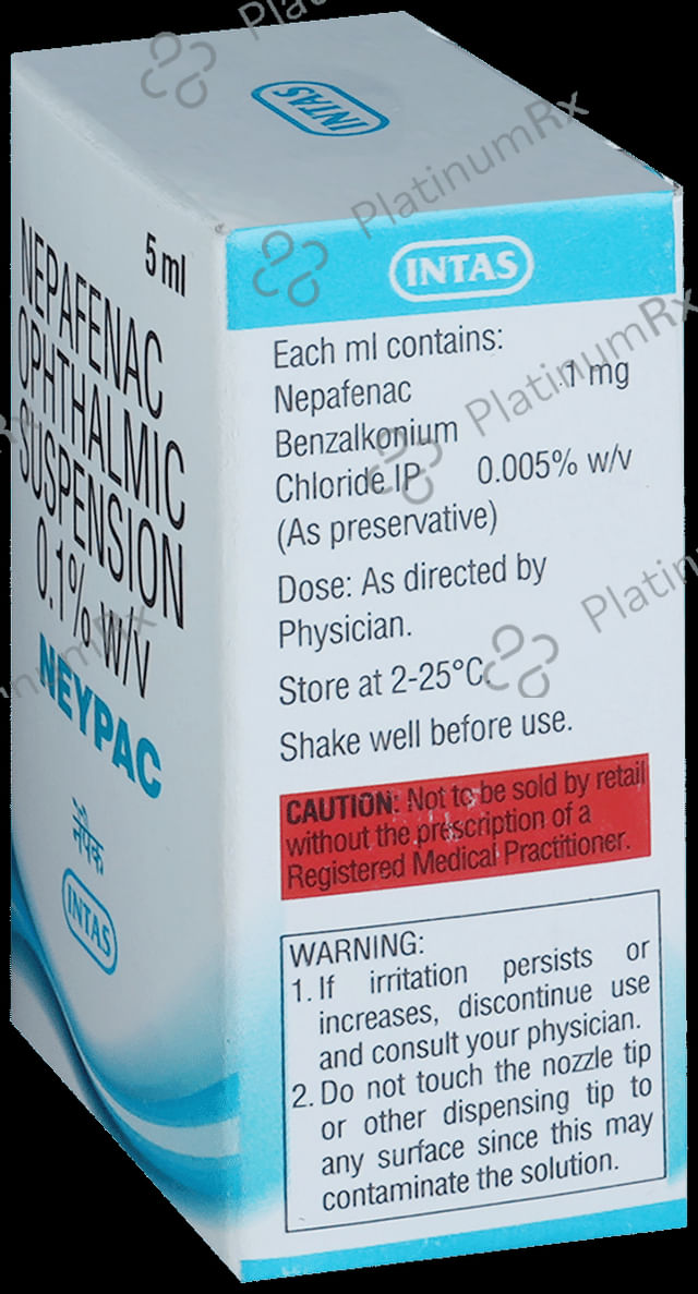 Neypac 0.1% BAK Free Eye Drop 5ml