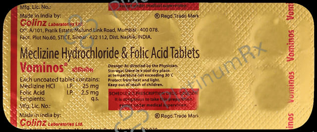 Vominos 25mg Tablet