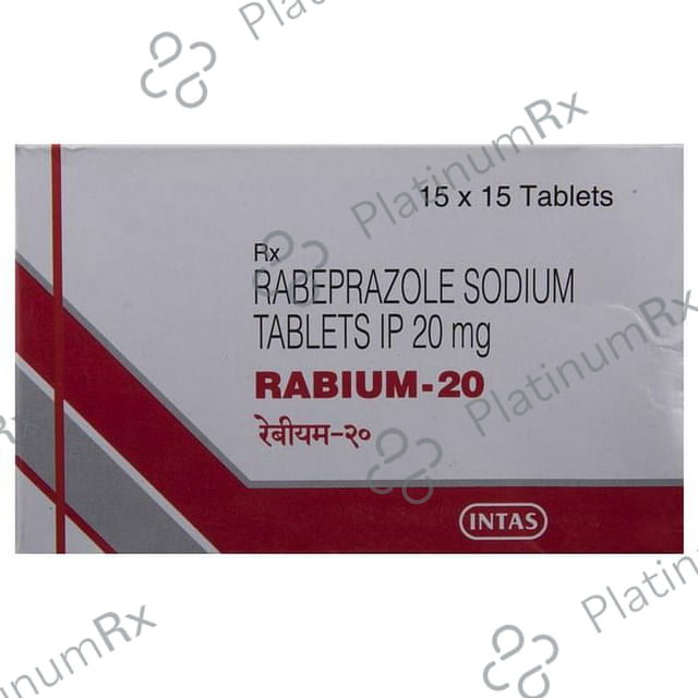 Rabium 20mg Tablet 15s
