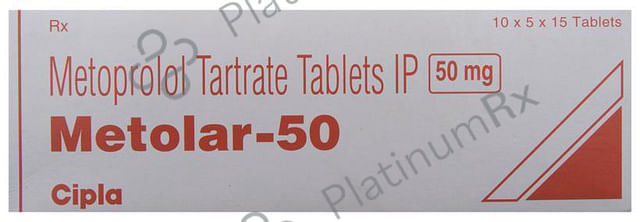 Metolar 50mg Tablet 15s