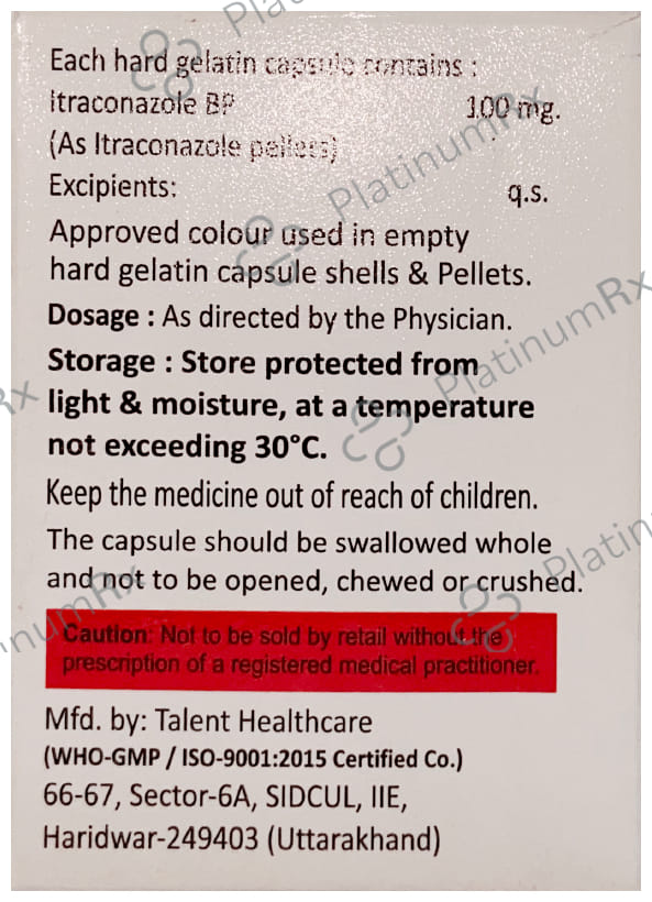 IT Raam 100mg Capsule 10s