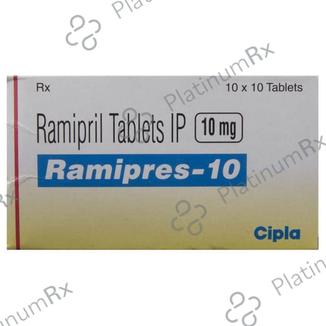 Ramipres 10mg Tablet 10s