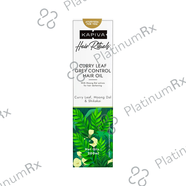Kapiva Curry Leaf Grey Control Hair Oil