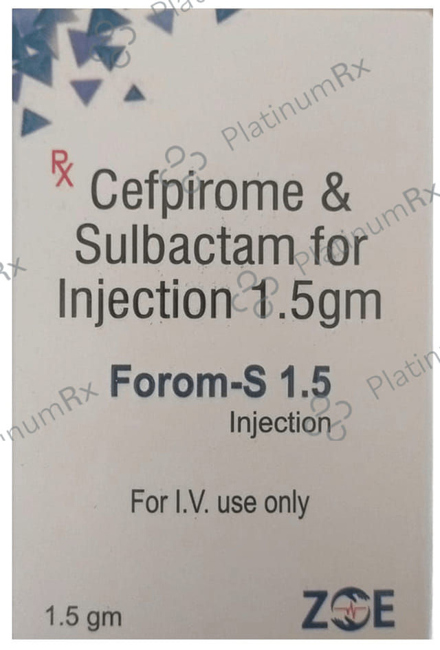 Forom S 1000/500mg Injection 1s